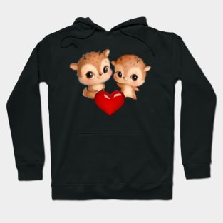 cuties in love Hoodie